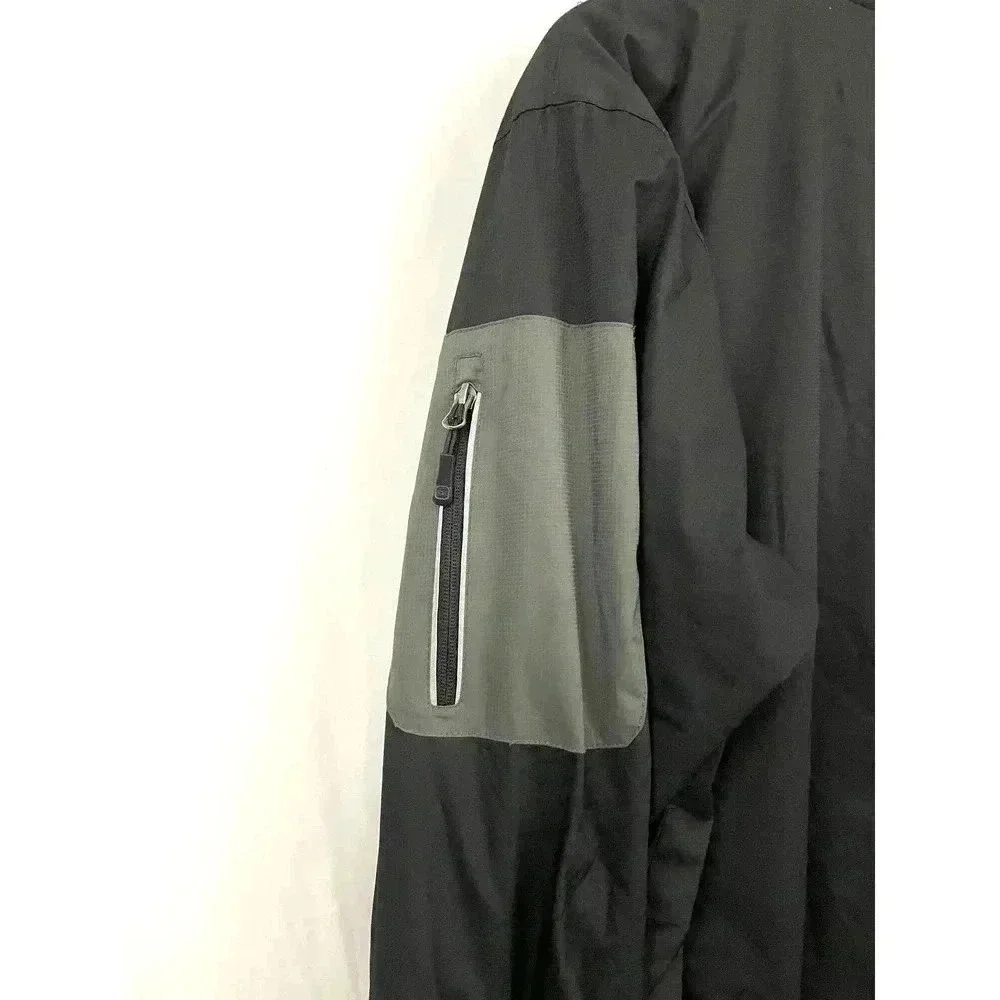 Free Country Black Quilted Lined Jacket Men's‎ Medium